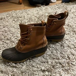 Women LL Bean duck boots